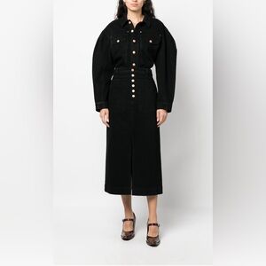 Ulla Johnson 
Cosette Cropped Denim Jacket